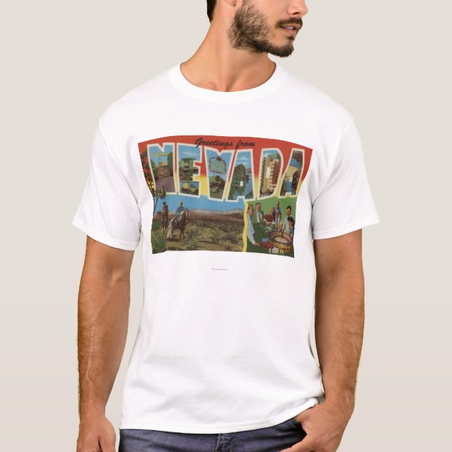 NevadaLarge brev ScenesNevada 2 Tee Shirt (Framsida)