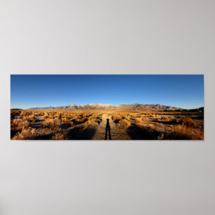 Nevadas bergsområde med hög Sierra Poster