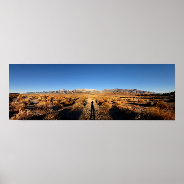 Nevadas bergsområde med hög Sierra Poster (Framsidan)