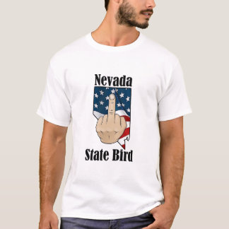 Nevadas delfågel t-shirt mitten finger
