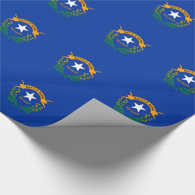 Nevadas delstatsflagga presentpapper (Hörn)