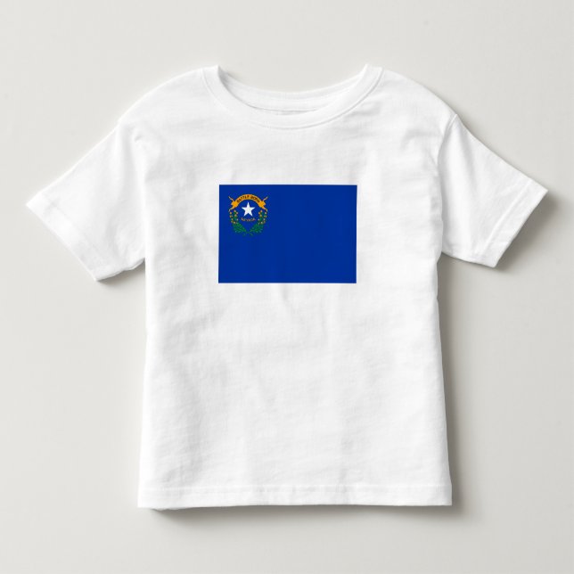 Nevadas delstatsflagga t shirt (Framsida)