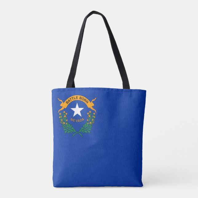 Nevadas flagga, Flagga för Nevada Tygkasse (Baksida)
