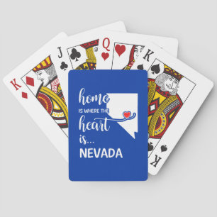Nevadas hem är där hjärtat finns casinokort
