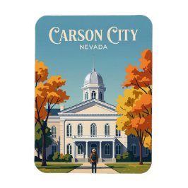 Nevadas State Capitol USA Magnet