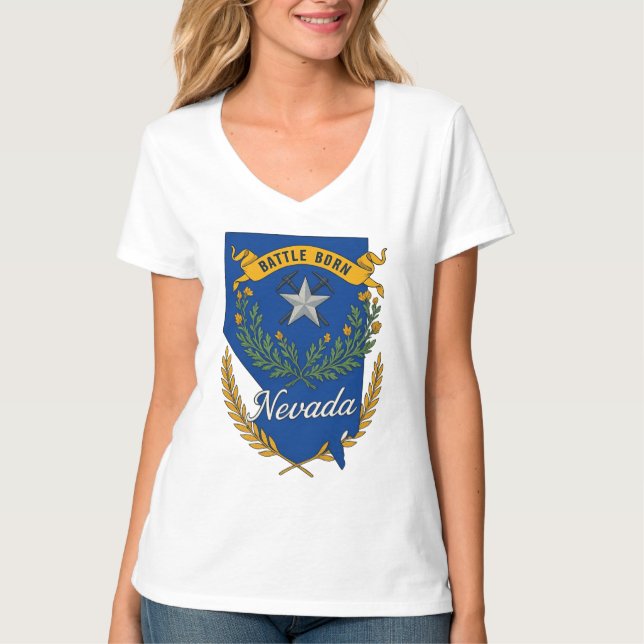 Nevadas statskprid t shirt (Framsida)