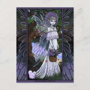 Nevaeh Lavender Vår Fairy Vykort