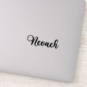 Nevaeh Namn - Handskriven calligrafi Klistermärken