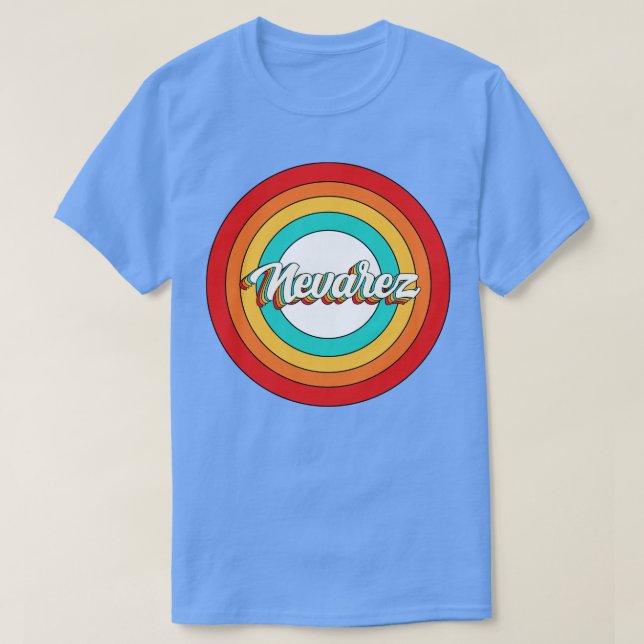 Nevarez Namn Shirt Vintage Nevarez Circle T (Design framsida)