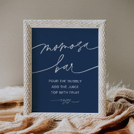NEVE Momosa Pub Baby Shower-skylt Poster
