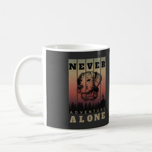 Never Adventure Alone Mugg (Vänster)