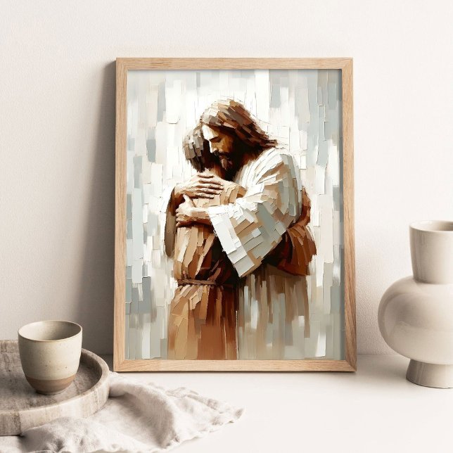 Never-ending Support, Digital Christian Art, Jesus Poster (Skapare uppladdad)
