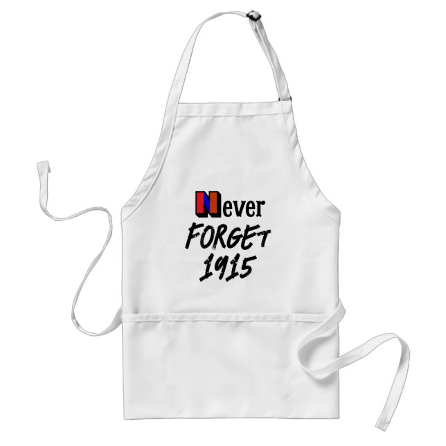 Never Forget 1915 Apron Förkläde (Framsidan)