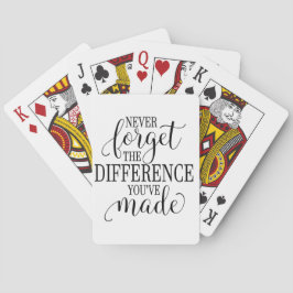 Never Forget the Difference You’ve Made Casinokort
