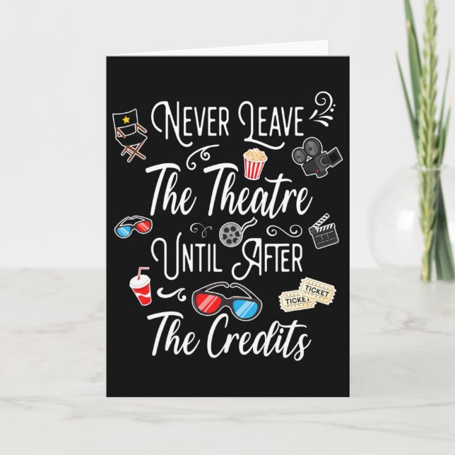 Never Leave The Theater Until After The Credits -  Kort (Framsida)