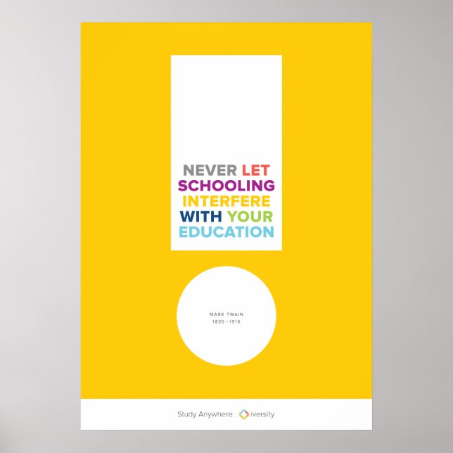 Never Let Schooling Poster (Framsidan)