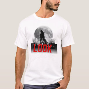 Never Look Back Moon Design T Shirt