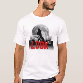 Never Look Back Moon Design T Shirt