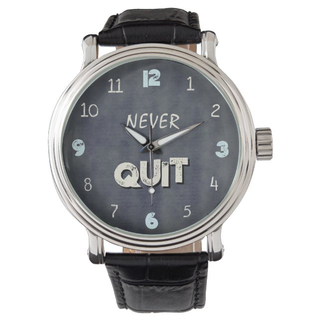 Never Quit Industrial Gym Armbandsur (Framsida)