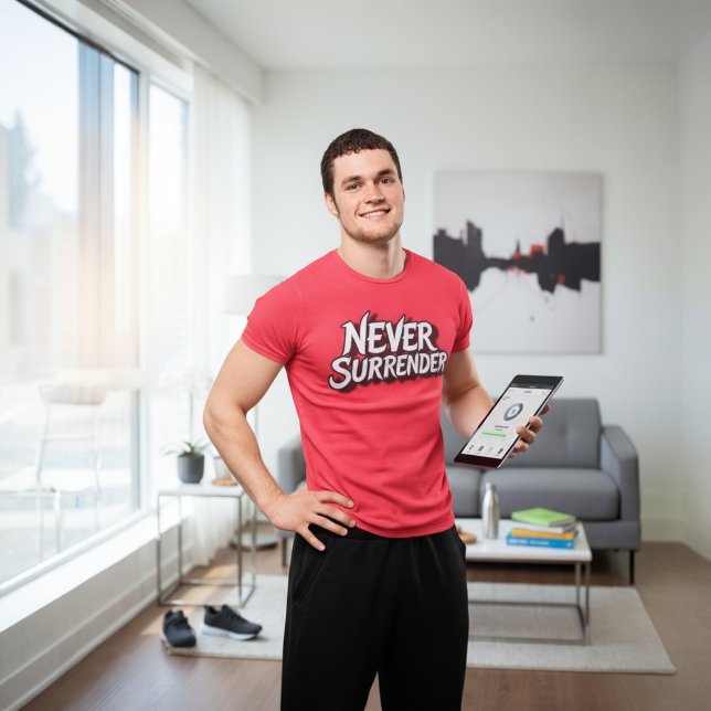 Never Surrender T Shirt (Skapare uppladdad)