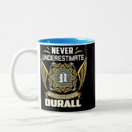 Never Underestimate The Power Of A Durall Två-Tonad Mugg