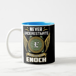Never Underestimate The Power Of A Enoch Två-Tonad Mugg