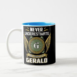 Never Underestimate The Power Of A Gerald Två-Tonad Mugg