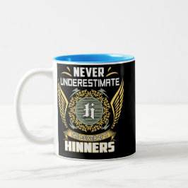 Never Underestimate The Power Of A Hinners Två-Tonad Mugg