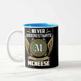 Never Underestimate The Power Of A Mcneese Två-Tonad Mugg
