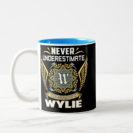 Never Underestimate The Power Of A Wylie Två-Tonad Mugg