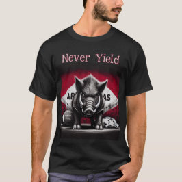 Never Yield Razorbacks Tee