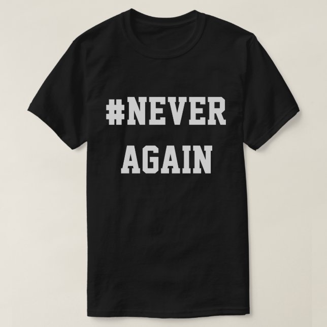 #NeverAgain T-shirt (Design framsida)