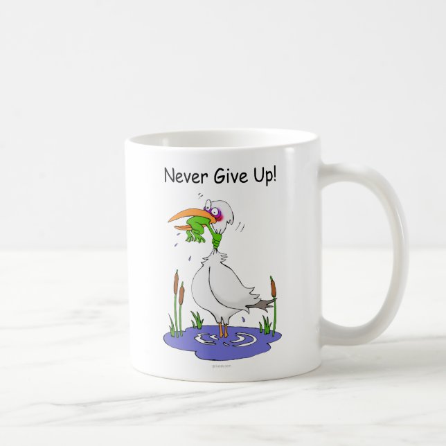 NeverGiveUp_20100715 Kaffemugg (Höger)