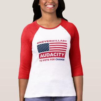 #NEVERHILLARYbaseballT-tröja Tee Shirt