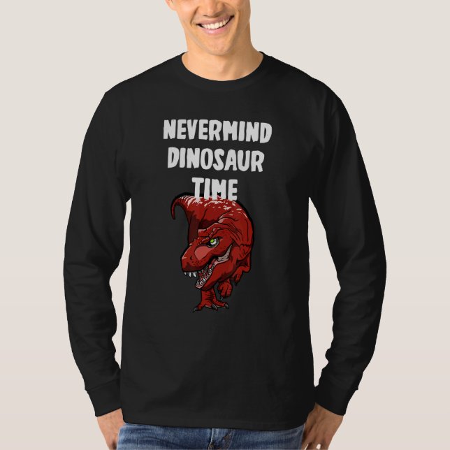 Nevermind  Dinosaur Time T Shirt (Framsida)