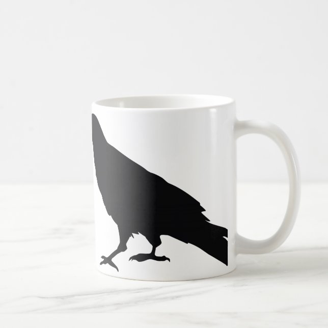 Nevermore korpsvart kaffemugg (Höger)