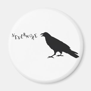Nevermore korpsvart magnet