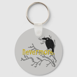 Nevermore korpsvart nyckelring