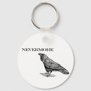 Nevermore korpsvart nyckelring