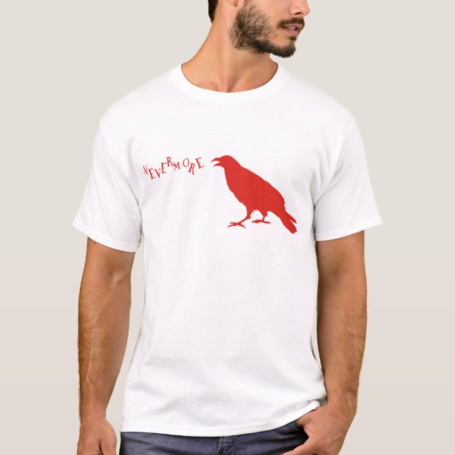 Nevermore korpsvart t shirt (Framsida)