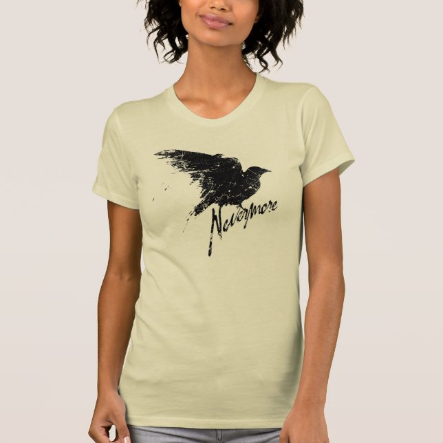 Nevermore korpsvart T-tröja Tee Shirt (Framsida)