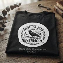 Nevermore Svart Silhuett Korp Födelsedag