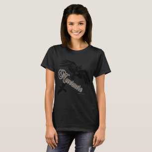 Nevermore T-tröja för 18 damer T Shirt