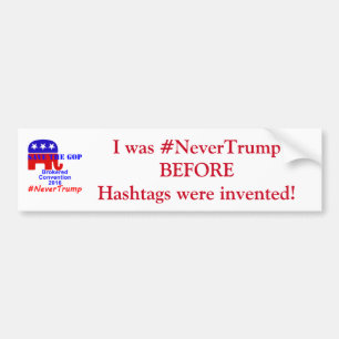 #NeverTrump Bildekal