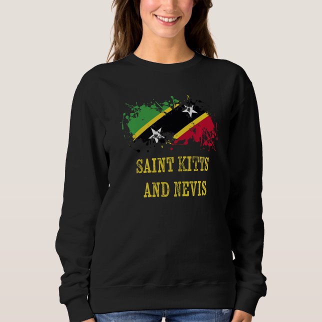 Nevian enthusiasts for Saint Kitts and Nevis   T Shirt (Framsida)