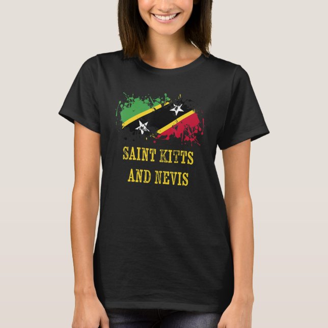 Nevian enthusiasts for Saint Kitts and Nevis T Shirt (Framsida)