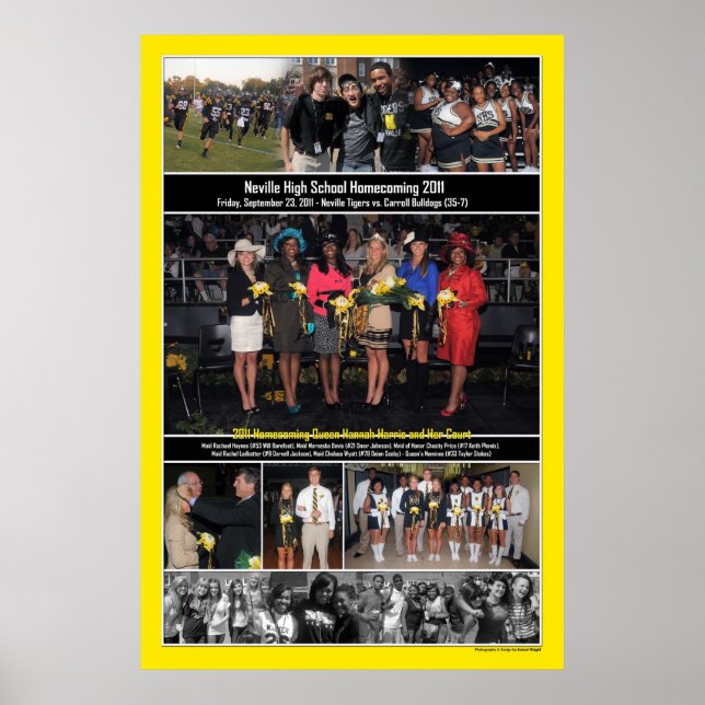 Neville High School Homecoming 2011 Poster (Framsidan)