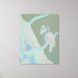 Neville HP Cayley - Laughing Kookaburra Canvastryck