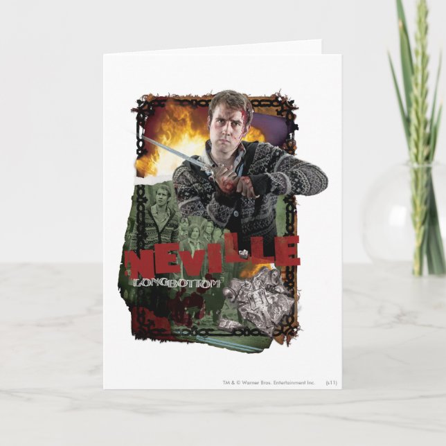 Neville Longbottom Collage 2 Kort (Framsida)