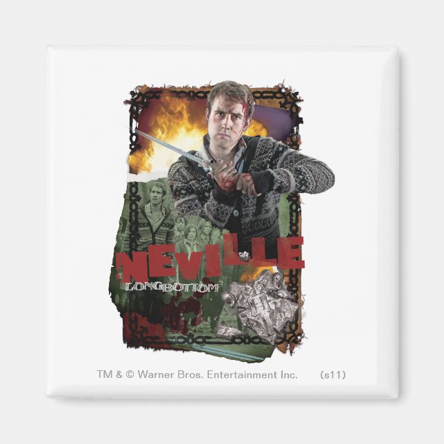 Neville Longbottom Collage 2 Magnet (Framsidan)